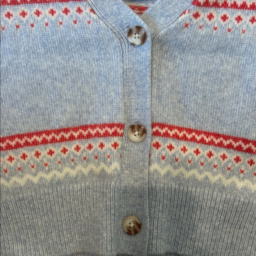 BNWT Jessica Simpson Button Down heart/valentines sweater/cardigan - Picture 3 of 7
